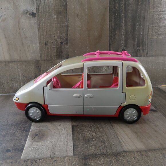 1999 Fisher Price Loving Family Silver Grey Mini Van Musical Makes Sounds WORKS! - Picture 5 of 8